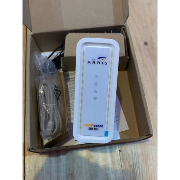 ARRIS SURFboard (16x4) DOCSIS 3.0 Cable Modem (SB6183-RB) - Picture 1 of 3